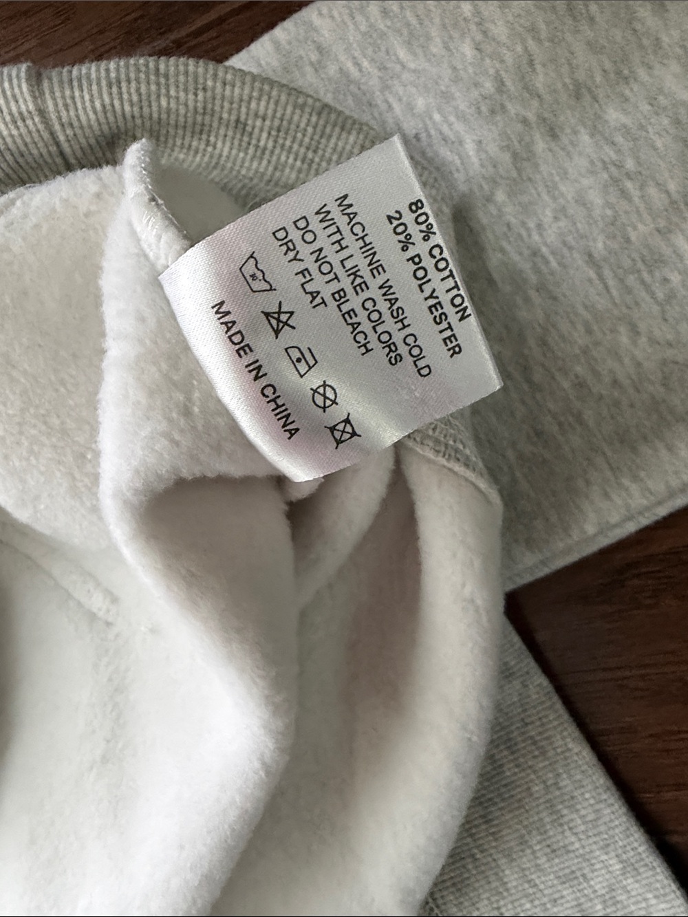 PARKE Gray Hoodie with Navy Lettering - Picture 6 of 6